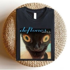 Deftones Around The Fur Cat Meme Nu Metal Fan T-Shirt